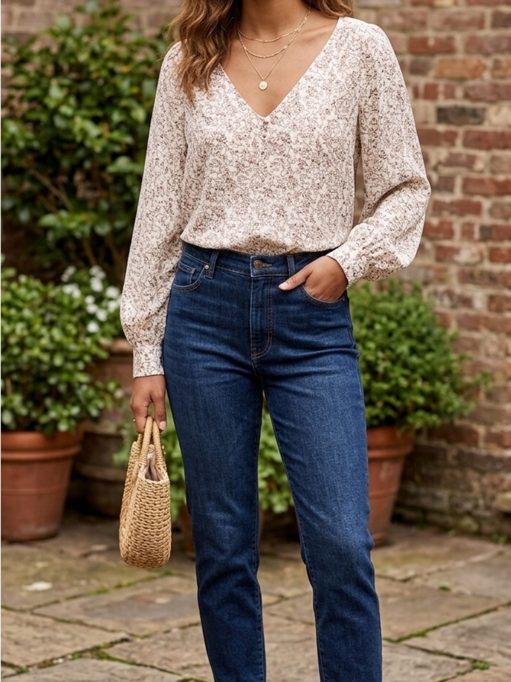 George Floral Print Blouse